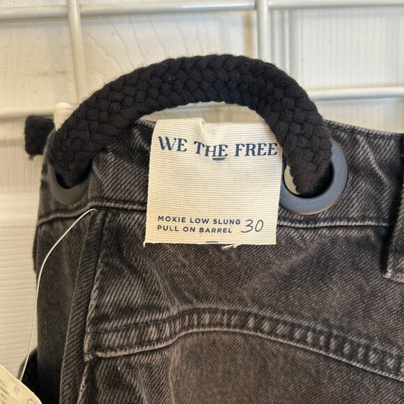 Free People We The Free Moxie Pull-On Barrel Jeans - Picture 12 of 15
